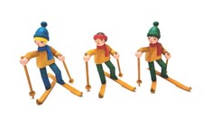 1 Satz Langläufer Skifahrer -