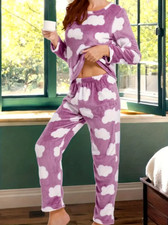 Damen Schlafanzug Pyjama