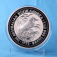 Australien 30 $ 1993 The Australian Kookaburra  1 Kg  Silber 999 (2.) BU/ST