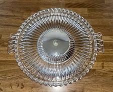 Vintage Glas Kuchenständer