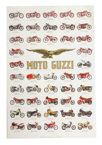 Moto guzzi poster modelle - moto,
