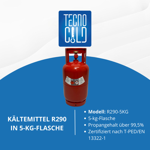 Kältemittel propan gas r290 - propan, 5