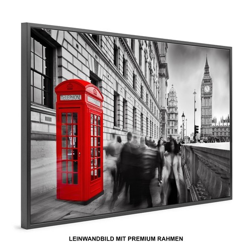 Wandbild leinwand mit rahmen - mit,