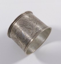 Serviettenring silber 800 - serviettenring, um