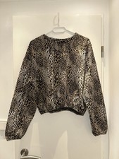 Zara Leopardenmuster Pullover