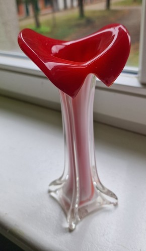 Vintage murano kunstglas vase - murano,