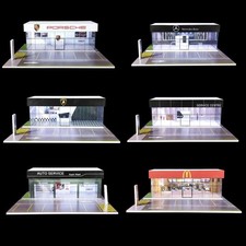 Diorama 1:64 Diecast Garage