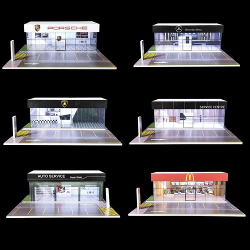 Diorama diecast garage - diorama, 1:64