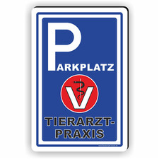 Parkplatz Aufkleber Schild