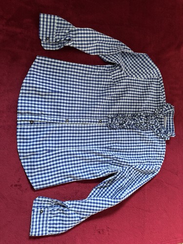 Fuchs trachtenmode bluse blau - trachtenmode,