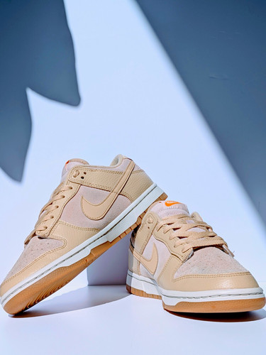 Nike dunk low khaki suede - dunk, gum