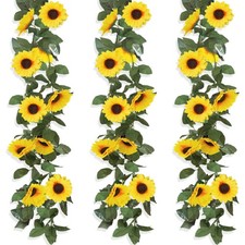 Künstliche Sonnenblumen