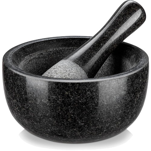 Granit mörser mit stößel - granit,