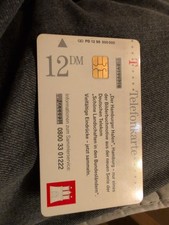 12 DM Telefonkarte Hamburger