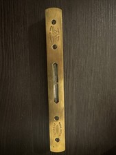 Antike Wasserwaage aus Messing, hergestellt von Berkeley & Ashford in England