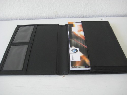 Bmw leder bordmappe - bmw,