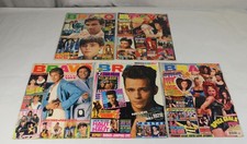 C19/ 5 alte Bravo Hefte , zum Teil mit Poster - von 1986 bis 1996 - ca. 565 Gr.