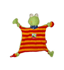 Frosch Frog Folunder Sigikid grün orange rot 38685 Schmusetuch Schnuffeltuch