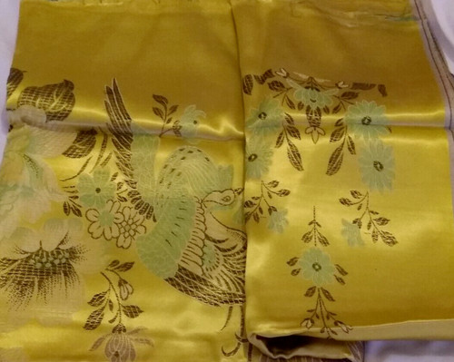 Seide luxus blatt gold - seide,