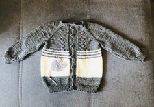 Jacke handgestrickt Gr. 80/86