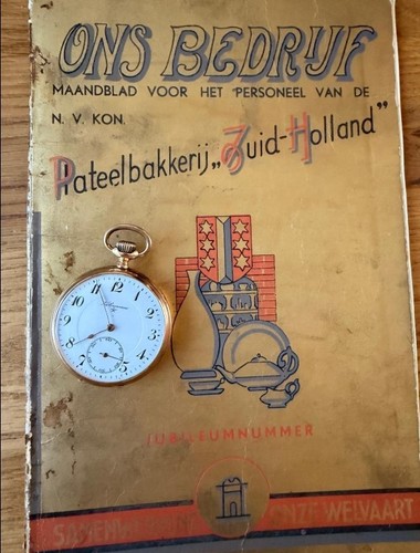 14k goldenes taschenuhr - 14k,