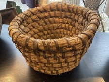 Vintage Brotkorb, aufgerollte