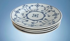 4 Teller( Kuchen )Indisch Blau