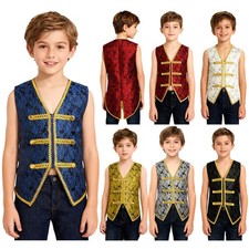 Kinder Jungen Weste Stickerei