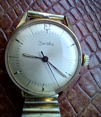 Vintage zentra armbanduhr - vintage,