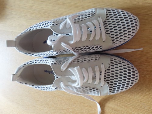 Sneaker weiß blau - sneaker, weiß/blau,