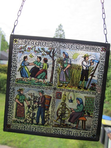 Fensterbild bleiverglasung - fensterbild,