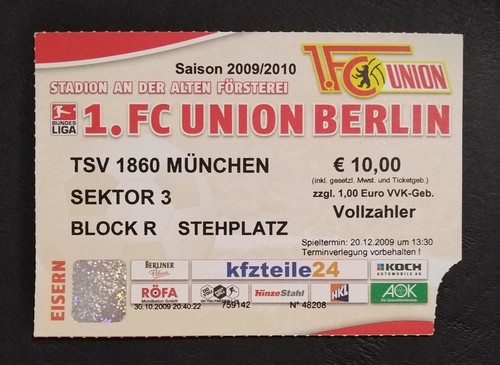 Ticket bundesliga 2009 10 - 2.,
