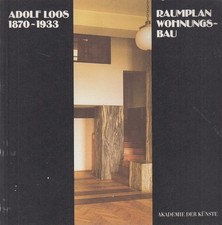 Buch: Adolf Loos, 1870-1933, Raumplan - Wohnungsbau, 1984, Akademie der Künste