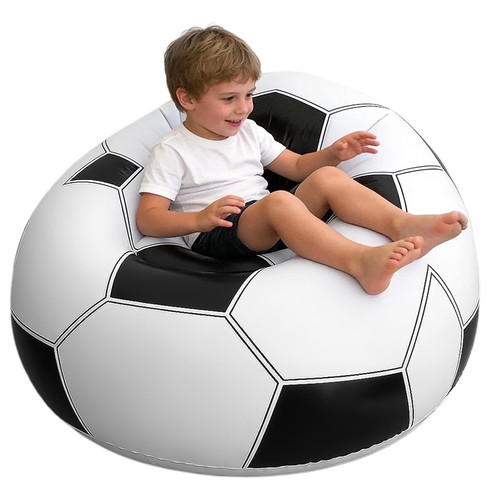 Aufblasbarer fußball couch - fußball,