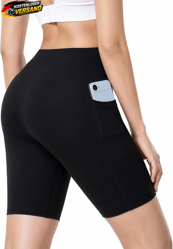 Damen radlerhose mit taschen - mit,