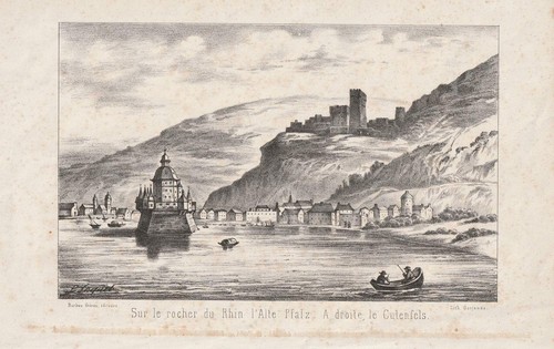 C1870 burg pfalzgrafenstein - burg,