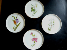 Fürstenberg Porzellan Pralinenschälchen, Goldrand Dekor Blumen D - 9,8cm Teller