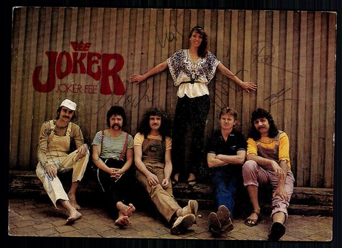Joker fee autogrammkarte - joker,