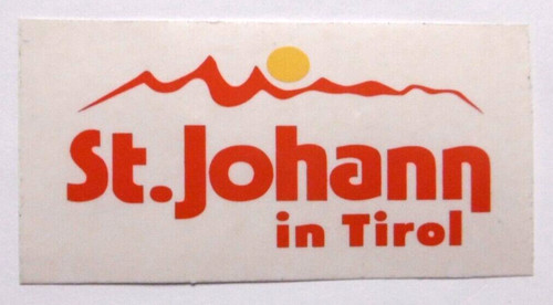 Souvenir aufkleber johann - st.,
