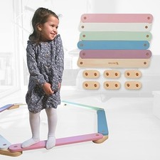 BALUBA Montessori Balancierbalken - Schwebebalken Balance Board Kinder aus Holz