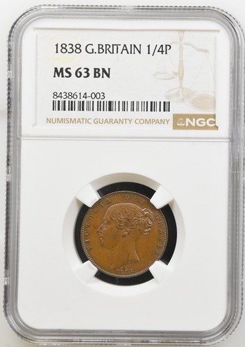 1838 farthing queen victoria - 1838, farthing.