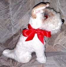 Alt Vintage Kuscheltier Hund