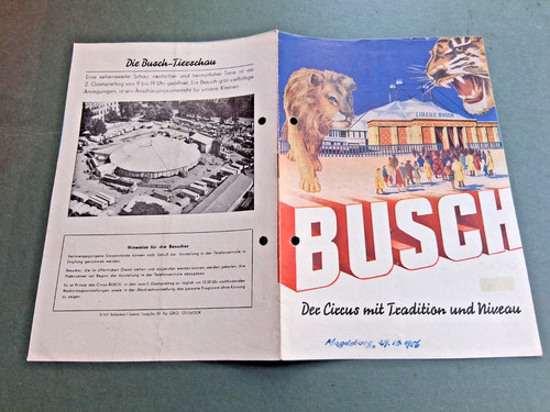 1956 ddr programm - 1956, zirkus