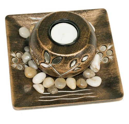 Kerzenhalter holz einfach - kerzenhalter,