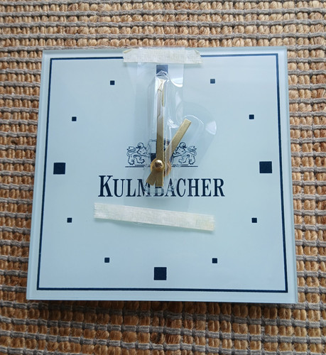 Kulmbacher bier wanduhr - kulmbacher,
