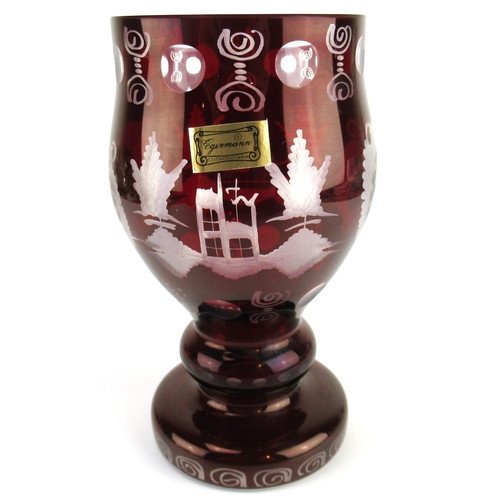 Egermann glas pokal becher - glas,