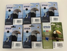 6x original Epson T007 T009 Epson T007 Epson T009 Epson Stylus Photo 1270 1280
