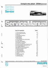 Service Manual-Anleitung für Philips CD 930 