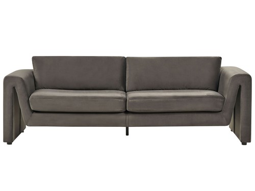 Sitzer sofa samt grau dicke - 3-sitzer,