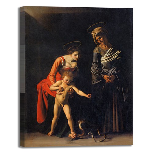 Caravaggio madonna kind - madonna,